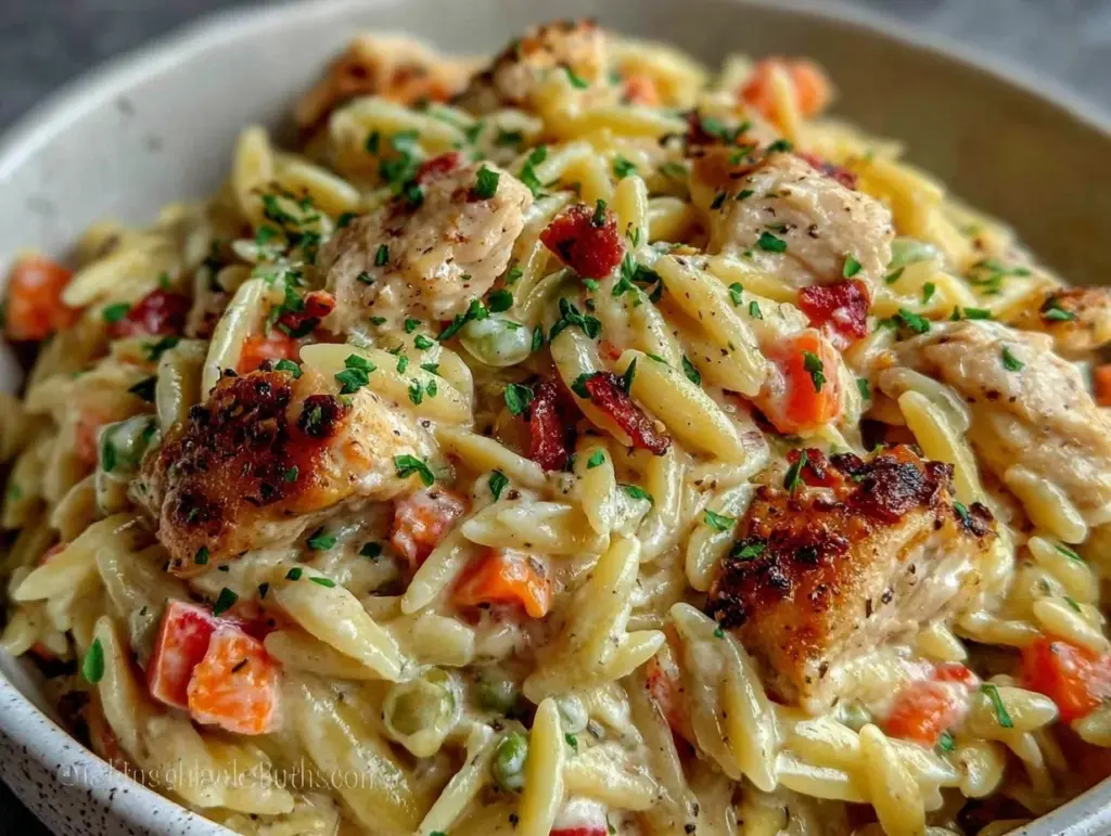 Chicken Pot Pie Orzo - featured image