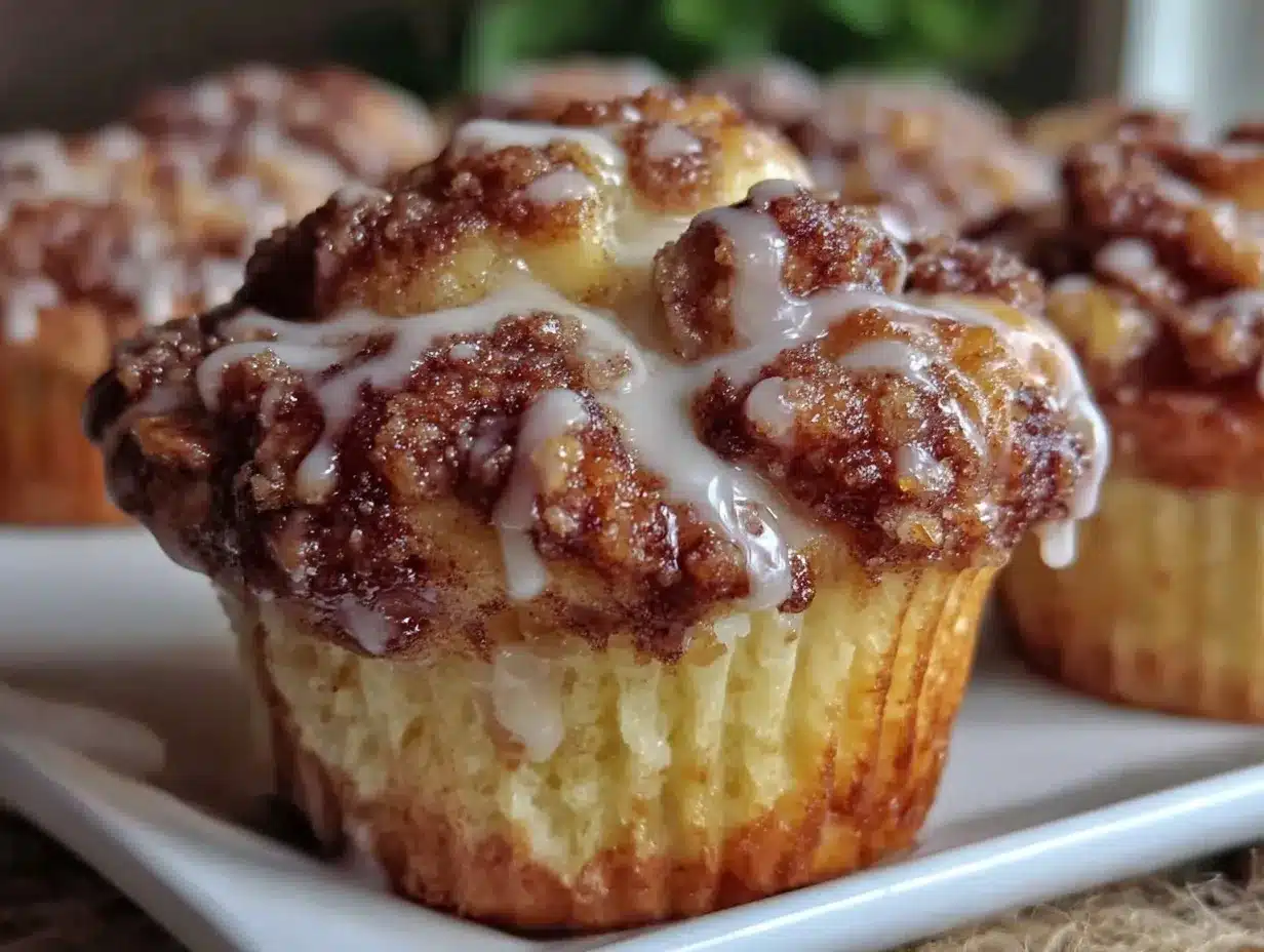 cinnamon roll apple fritter muffins preparation steps