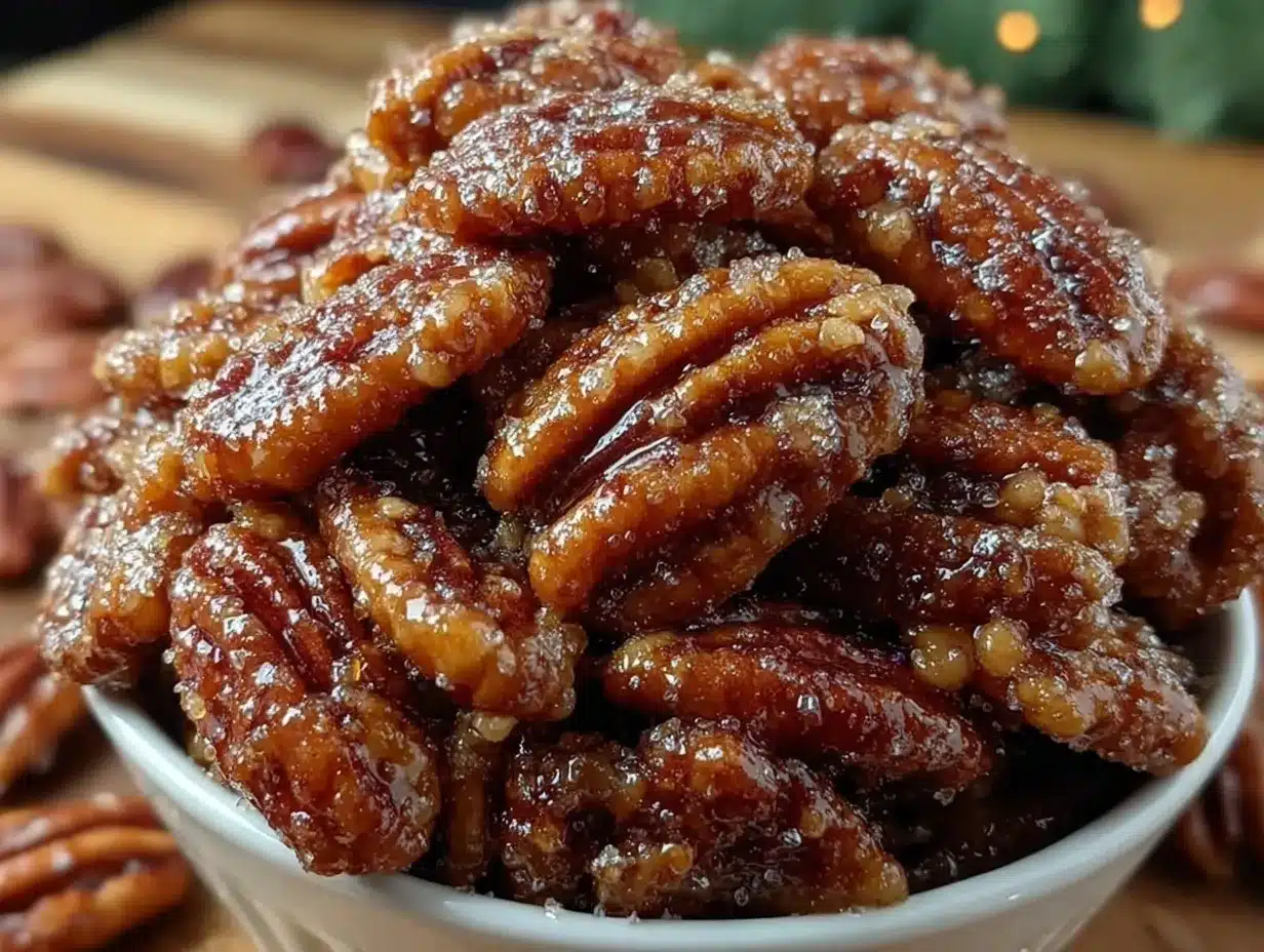 cinnamon sugar praline pecans preparation steps