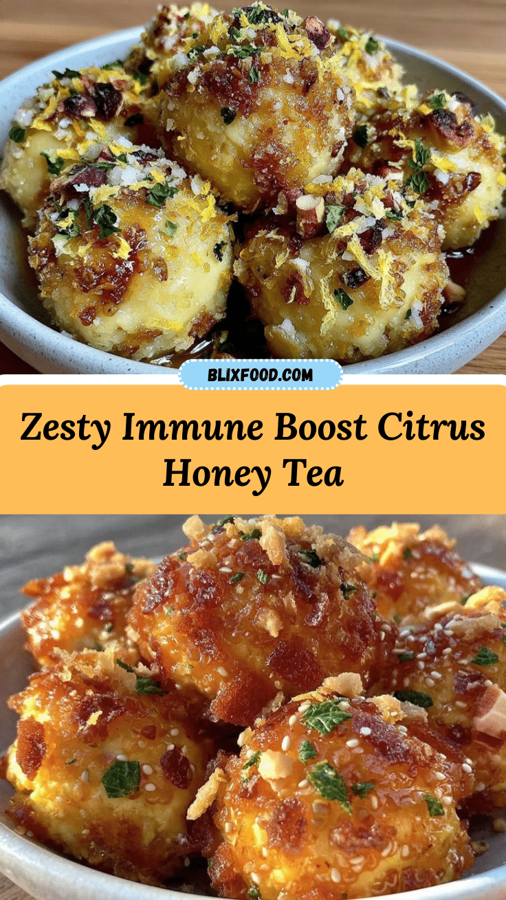 Citrus Honey Tea Bombs recipe