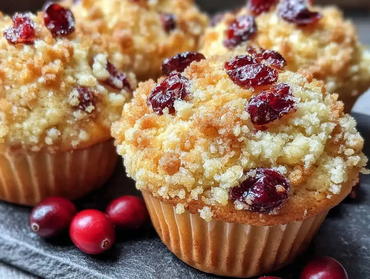 Cranberry Orange Muffins preparation steps