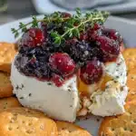 cranberry pepper jelly dip - featured image