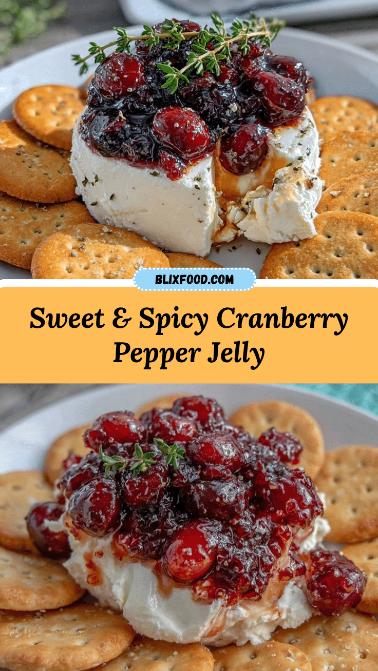 cranberry pepper jelly dip recipe