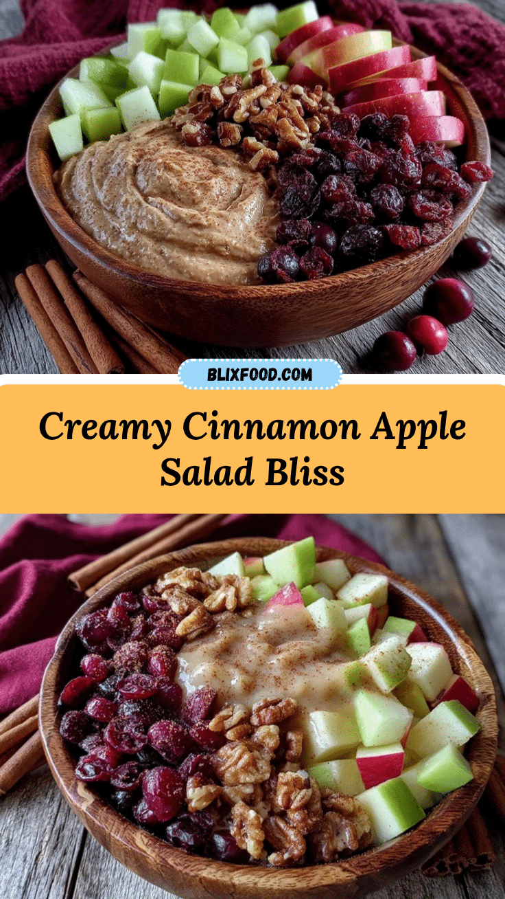 creamy apple fruit salad recipe