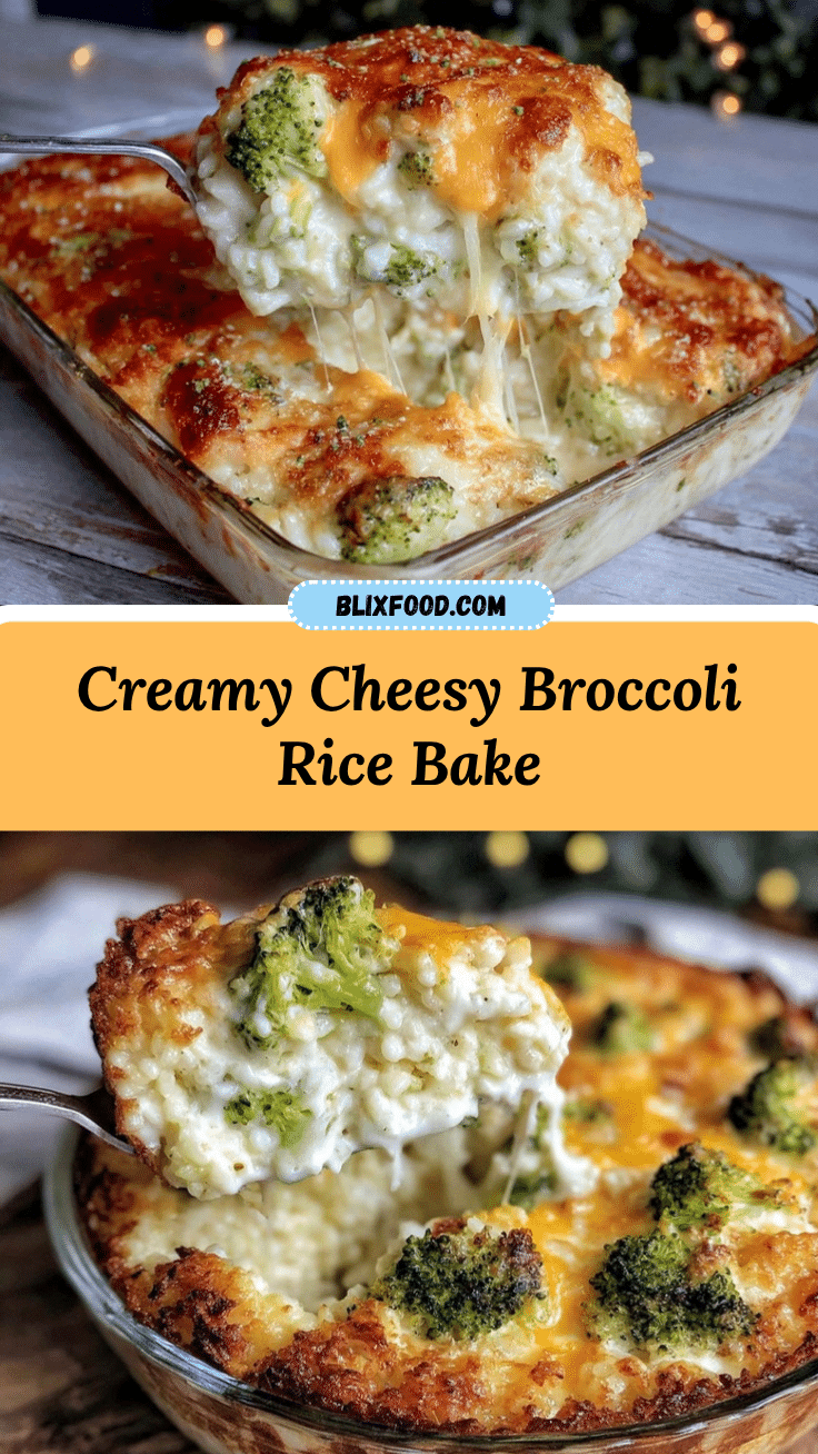 creamy cheesy broccoli rice casserole recipe