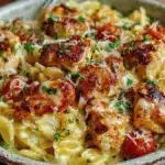 Creamy Cheesy Ranch Chicken Orzo Skillet - featured image