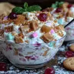 creamy fluff salad - featured image