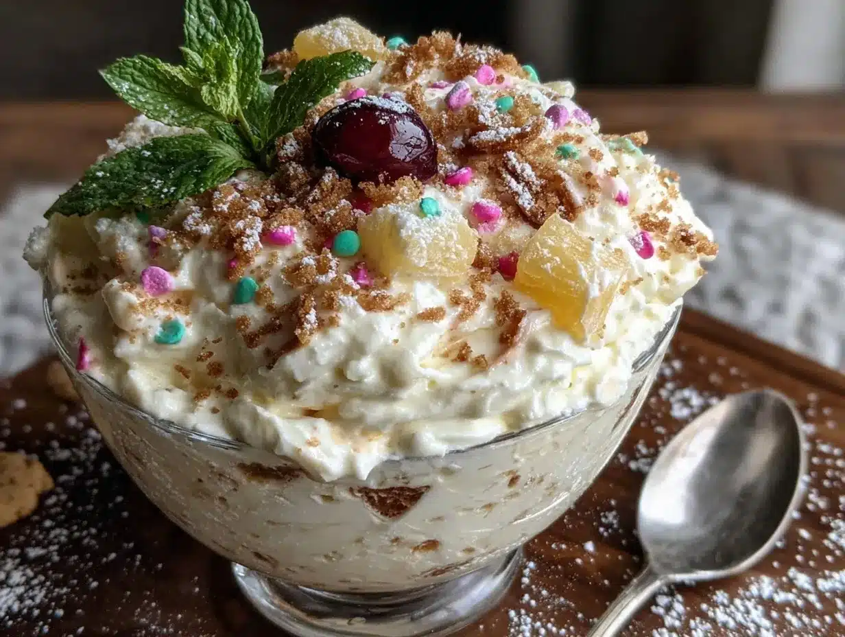 creamy fluff salad preparation steps