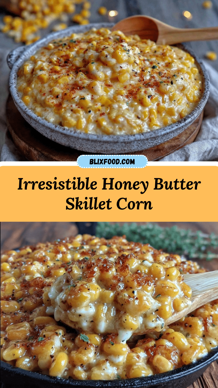 creamy honey butter skillet corn recipe