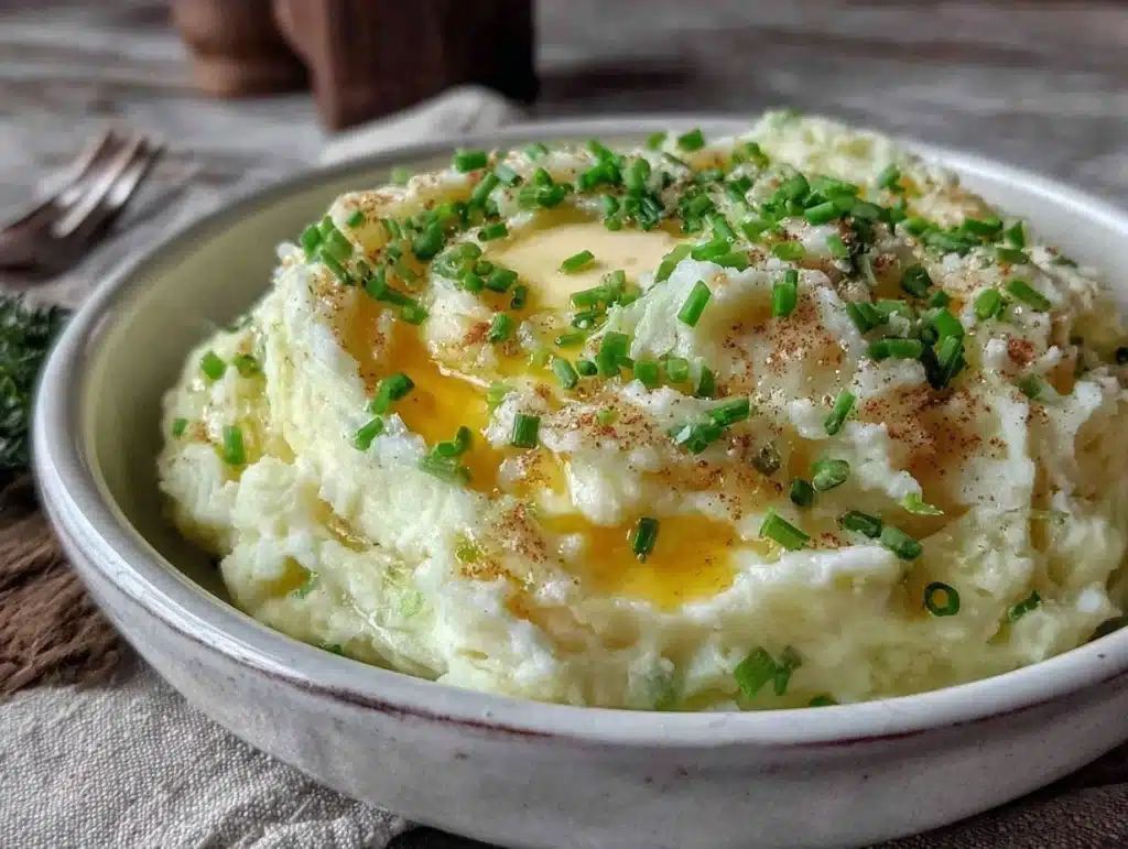 creamy mashed potatoes - featured image