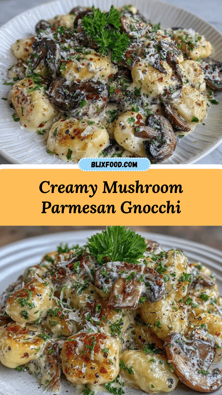 creamy mushroom gnocchi recipe