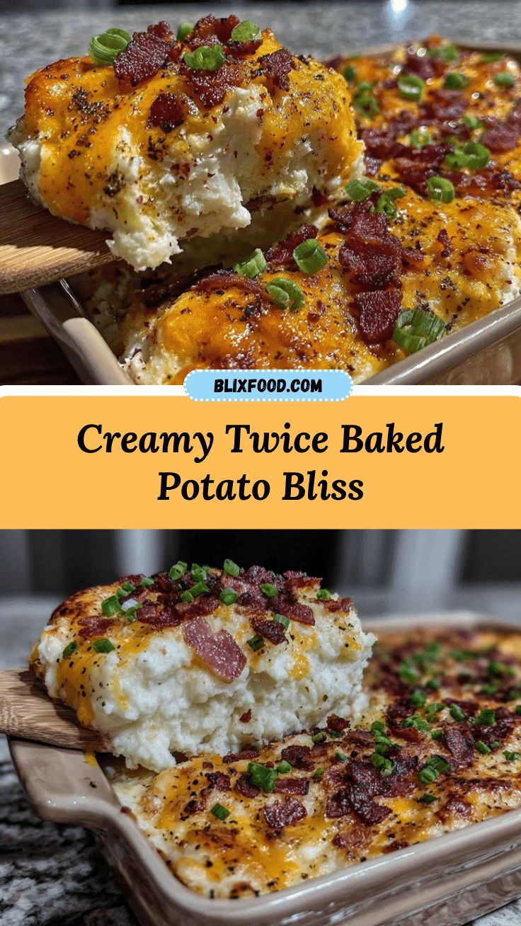 creamy twice baked potato casserole recipe