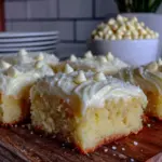 creamy white chocolate brownies - featured image