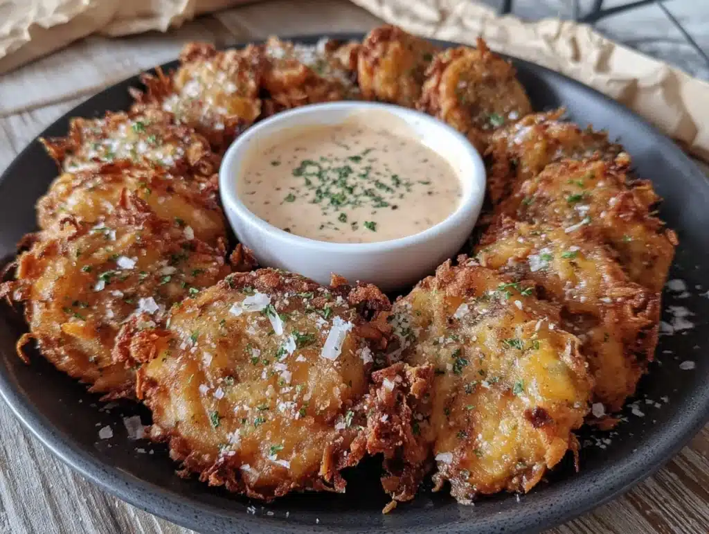 crispy fried mushrooms - featured image