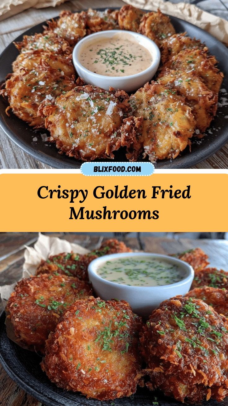crispy fried mushrooms recipe