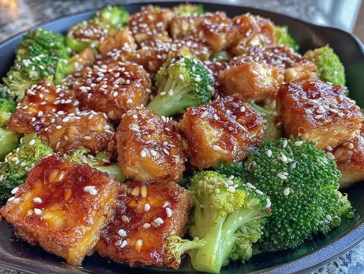 crispy honey garlic tofu preparation steps