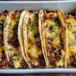 crispy loaded breakfast tacos - featured image