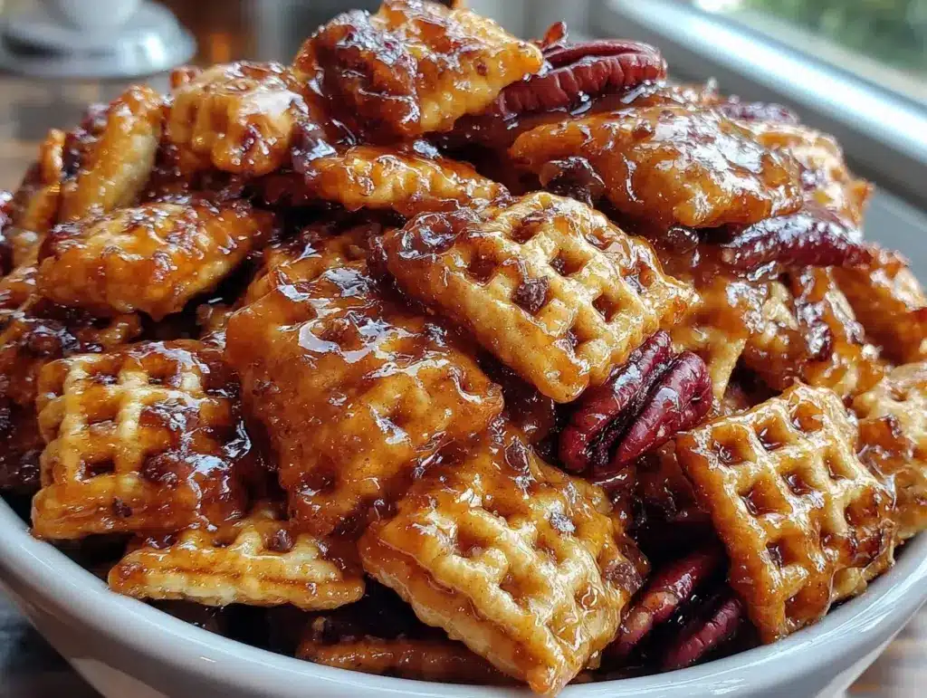 crispy toffee Chex Mix - featured image