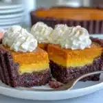 dark chocolate pumpkin tart - featured image