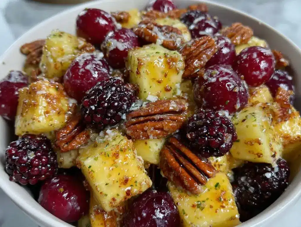 fall fruit salad recipe - featured image