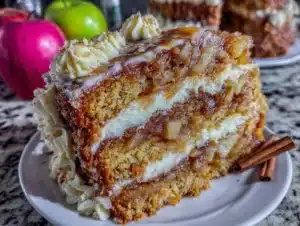 fresh apple cake - featured image