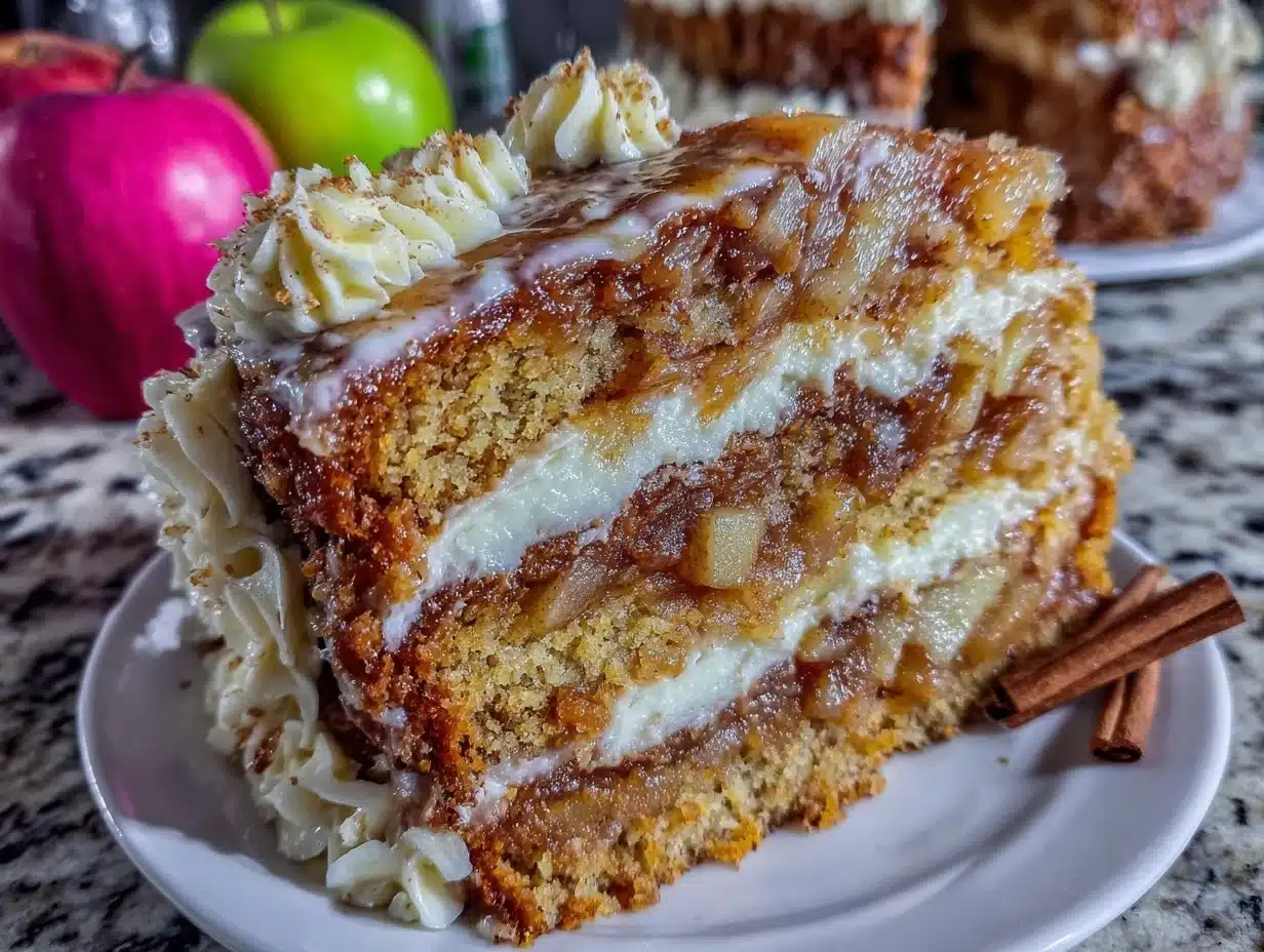 fresh apple cake - featured image