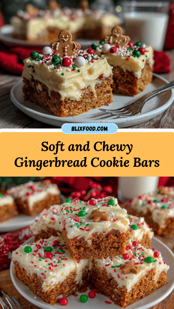 gingerbread cookie bars recipe