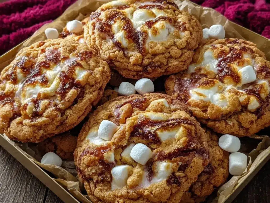 gluten-free peanut butter marshmallow cookies - featured image