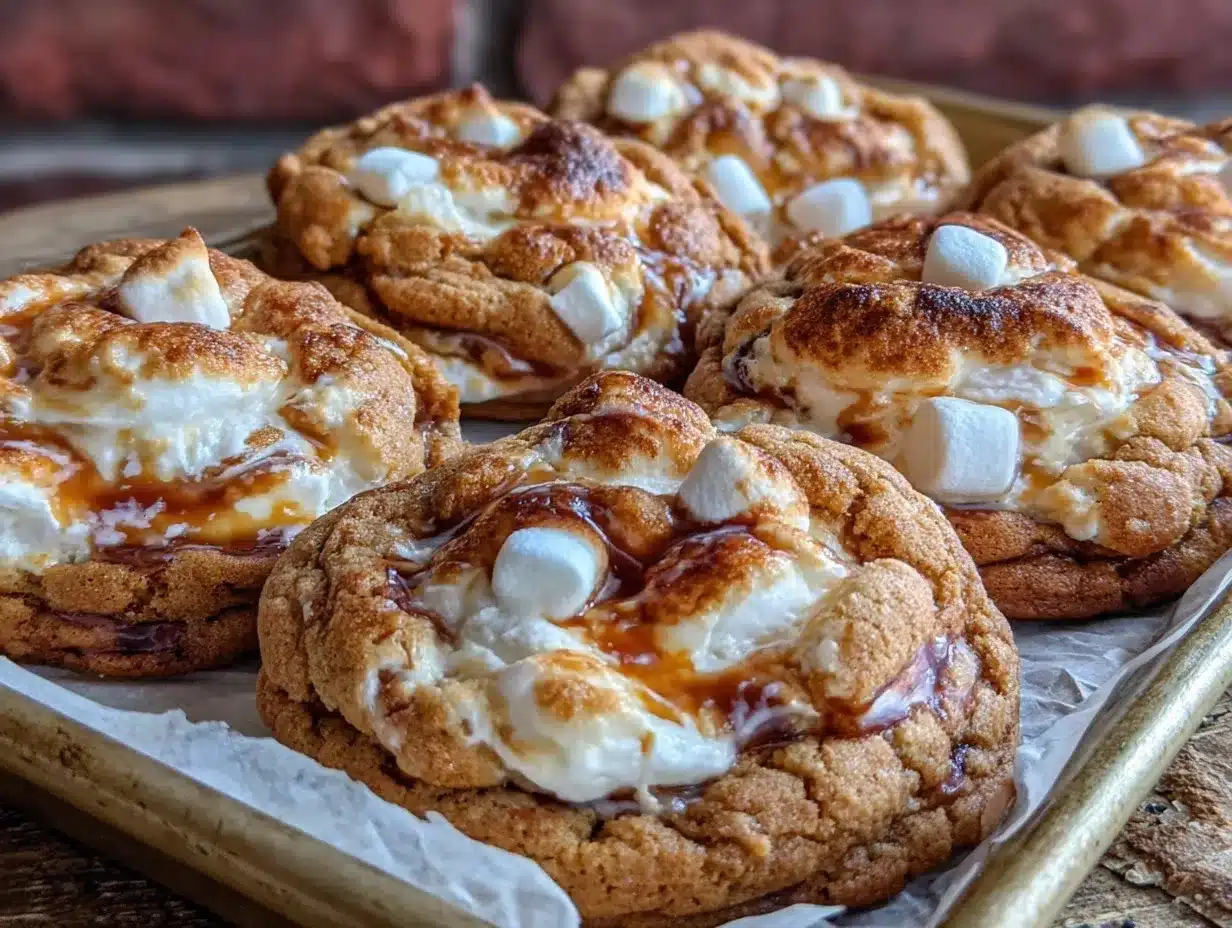 gluten-free peanut butter marshmallow cookies preparation steps