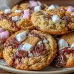 Gooey Smores Peanut Butter Cookies - featured image