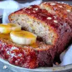 honey cinnamon oatmeal banana bread - featured image