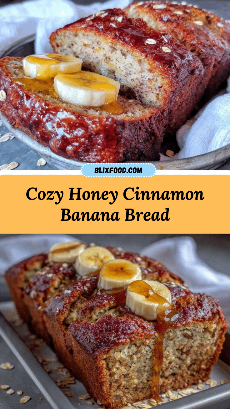 honey cinnamon oatmeal banana bread recipe