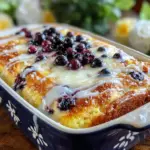 Lemon Blueberry Pancake Casserole - featured image