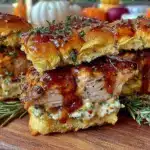maple bourbon glazed turkey sliders - featured image