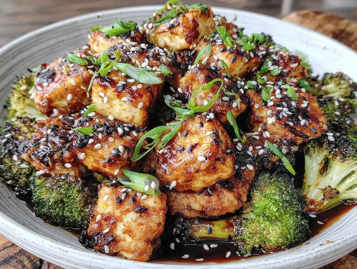 mushroom and tofu stir-fry preparation steps