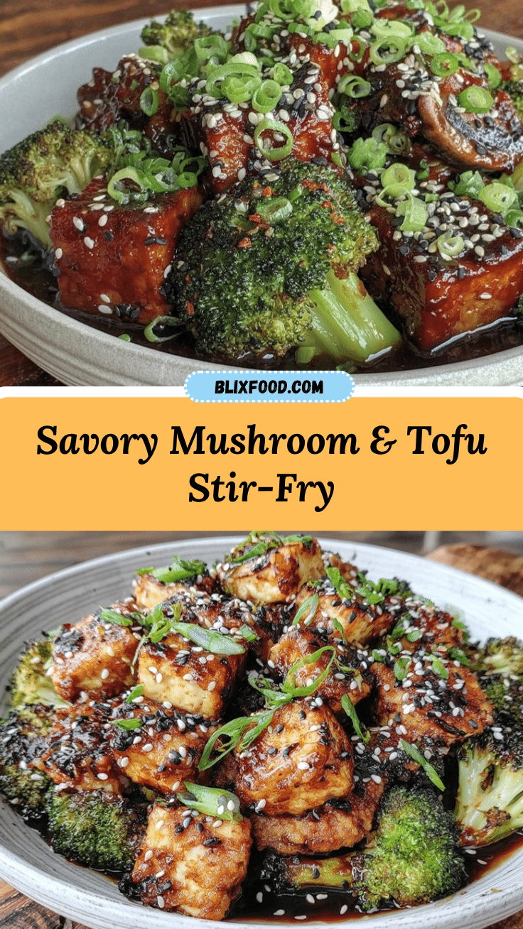 mushroom and tofu stir-fry recipe