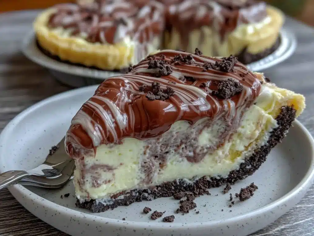 no-bake oreo pie - featured image