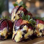 Oreo cheesecake stuffed strawberries - featured image