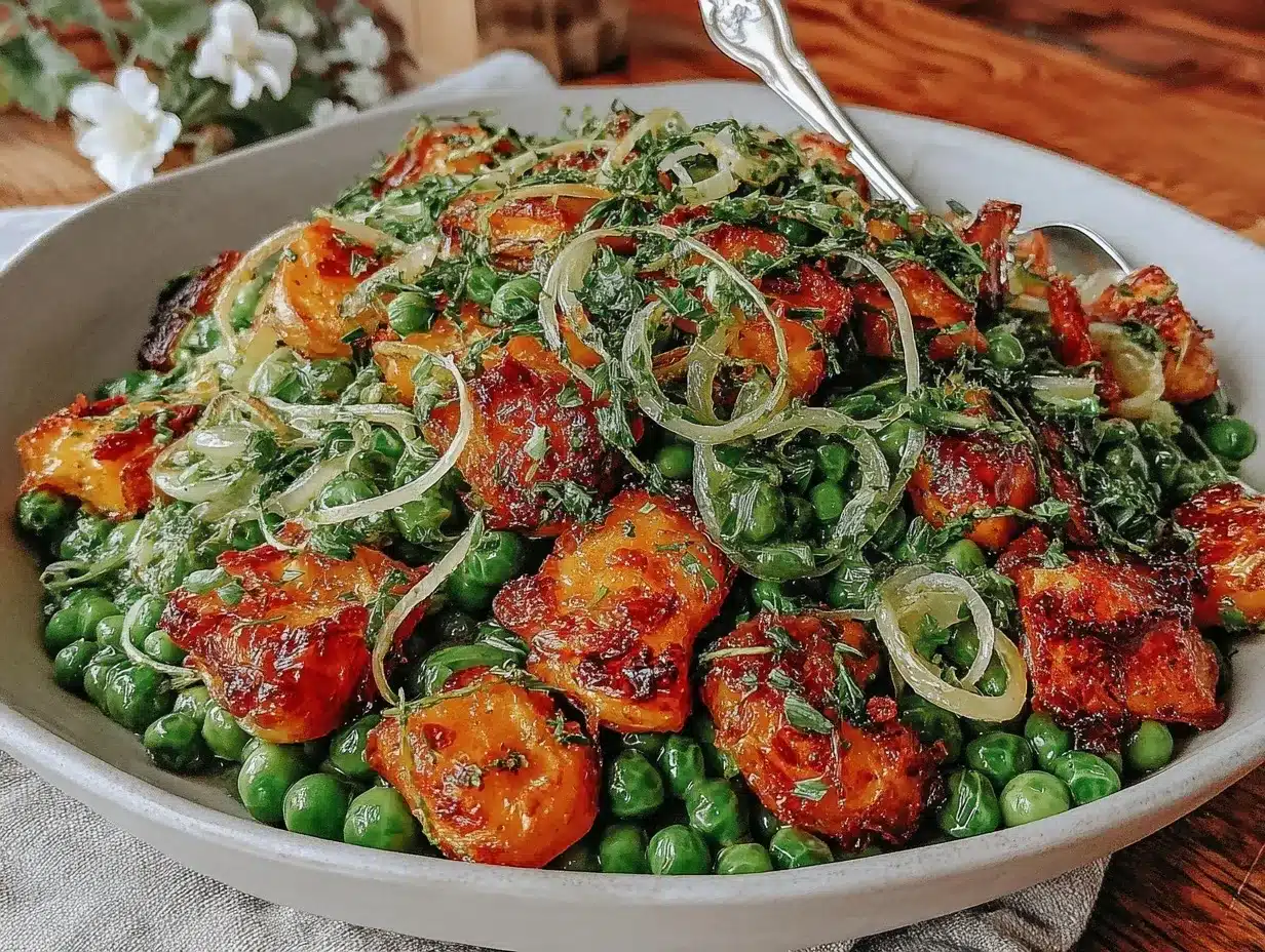 pea side dish preparation steps