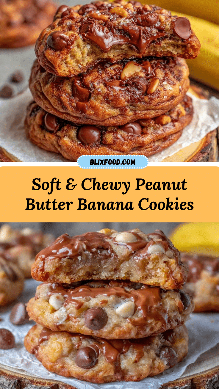 peanut butter banana cookies recipe