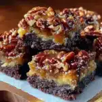 pecan pie brownies - featured image