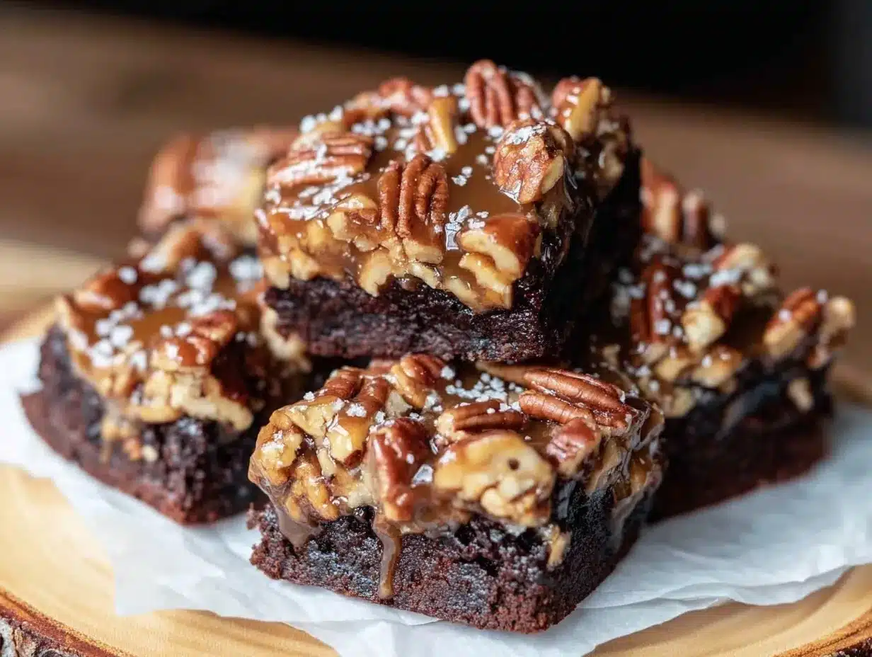 pecan pie brownies preparation steps