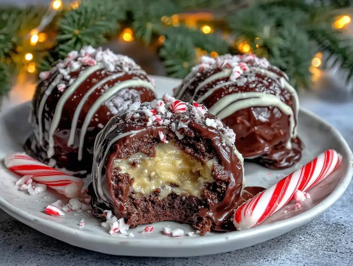 Peppermint Mocha Hot Chocolate Bombs - featured image