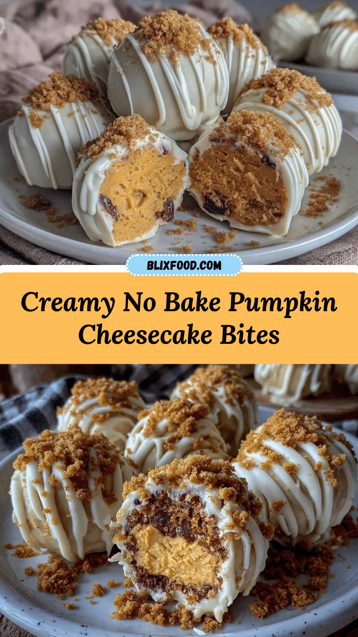 pumpkin cheesecake balls recipe
