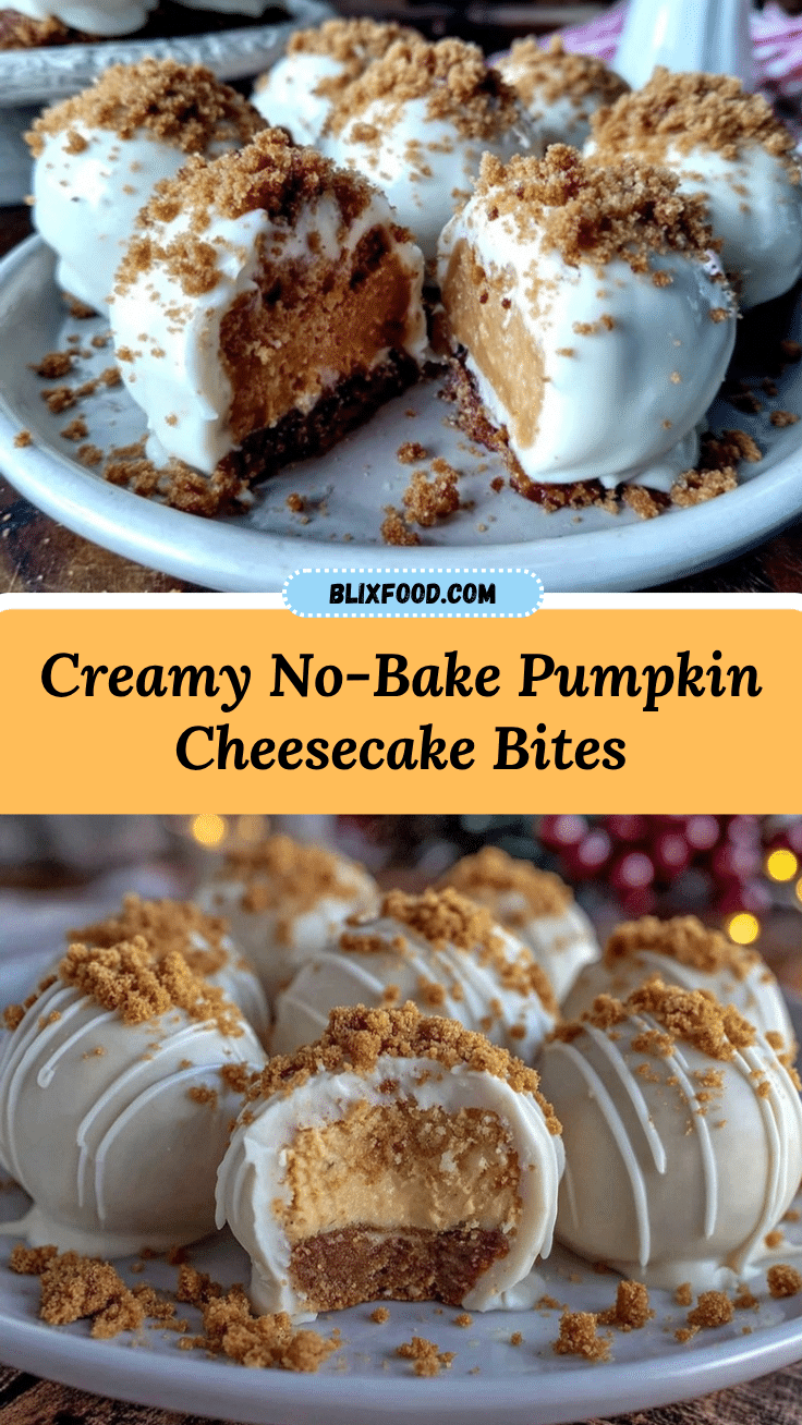 pumpkin cheesecake balls recipe
