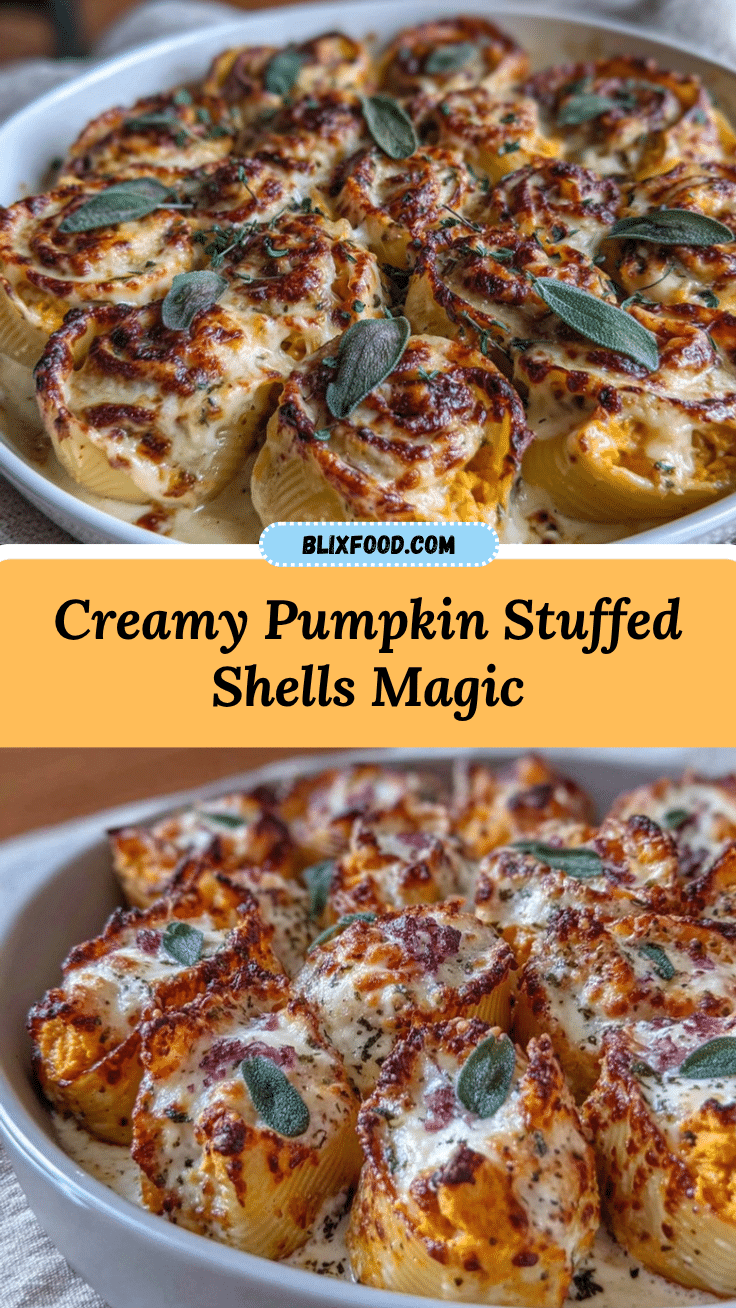 pumpkin stuffed shells recipe