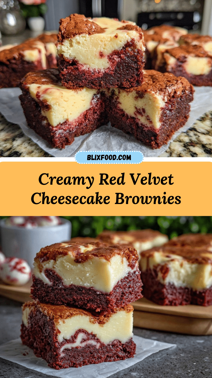 red velvet cheesecake brownies recipe