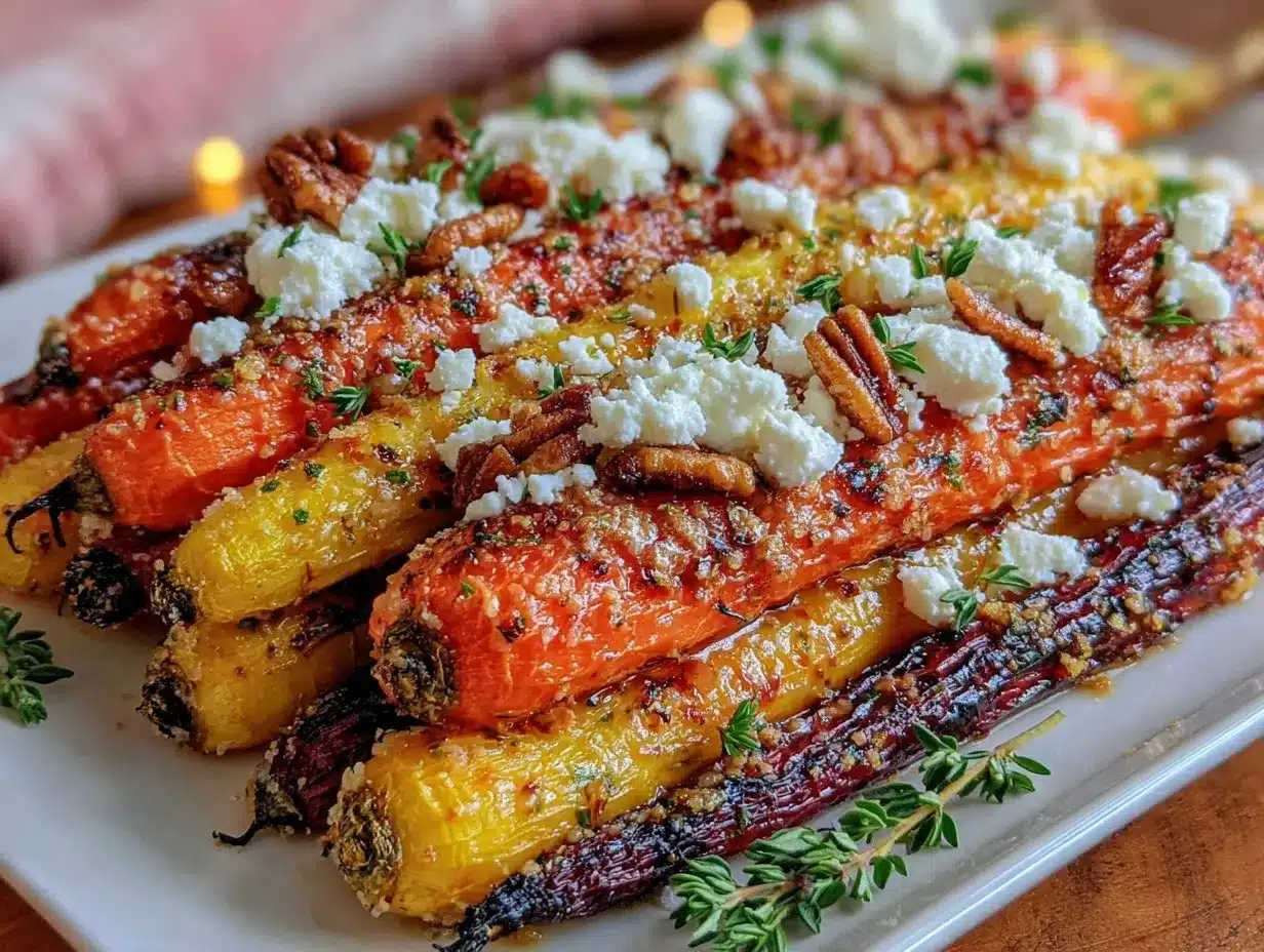 roasted carrots with goat cheese preparation steps