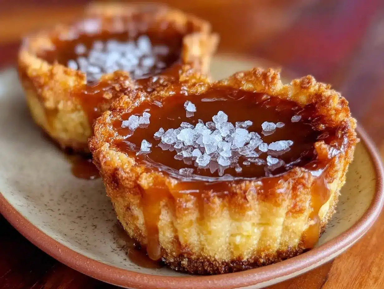salted caramel dessert preparation steps