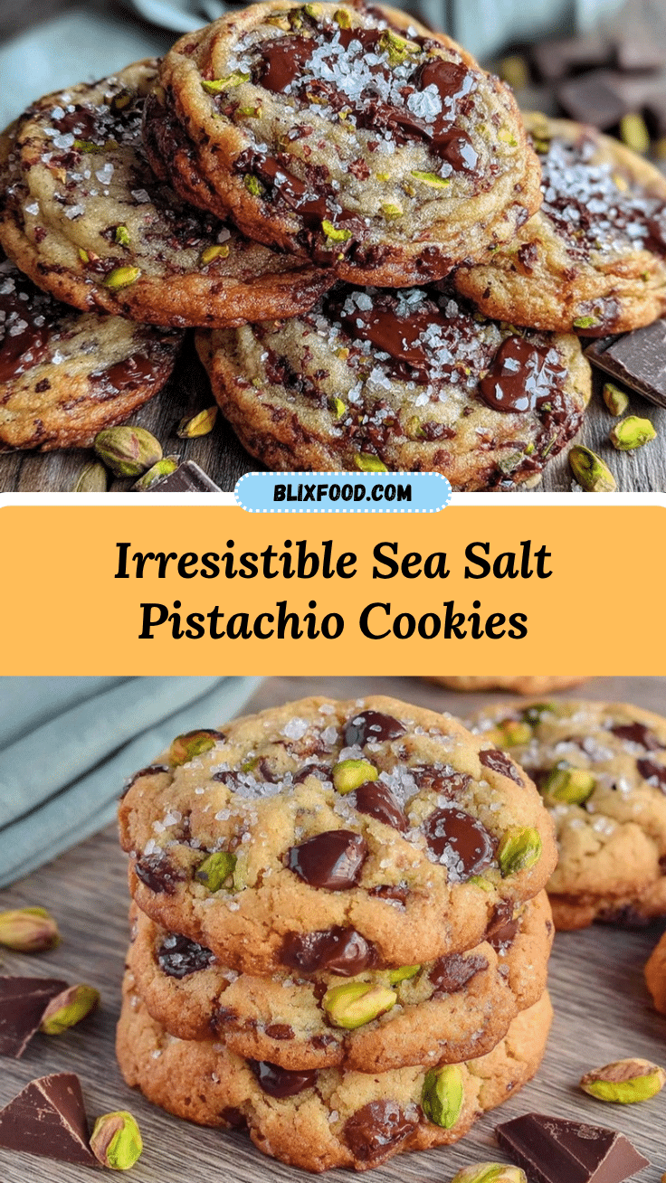 sea salt pistachio cookies recipe
